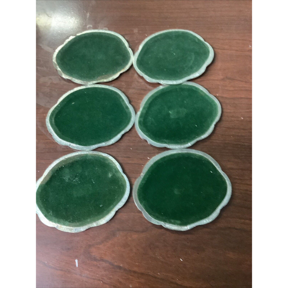 Oneida Silversmiths Wm. A. Rogers Holiday Swan Coaster Set - 1987 - Picture 6 of 6